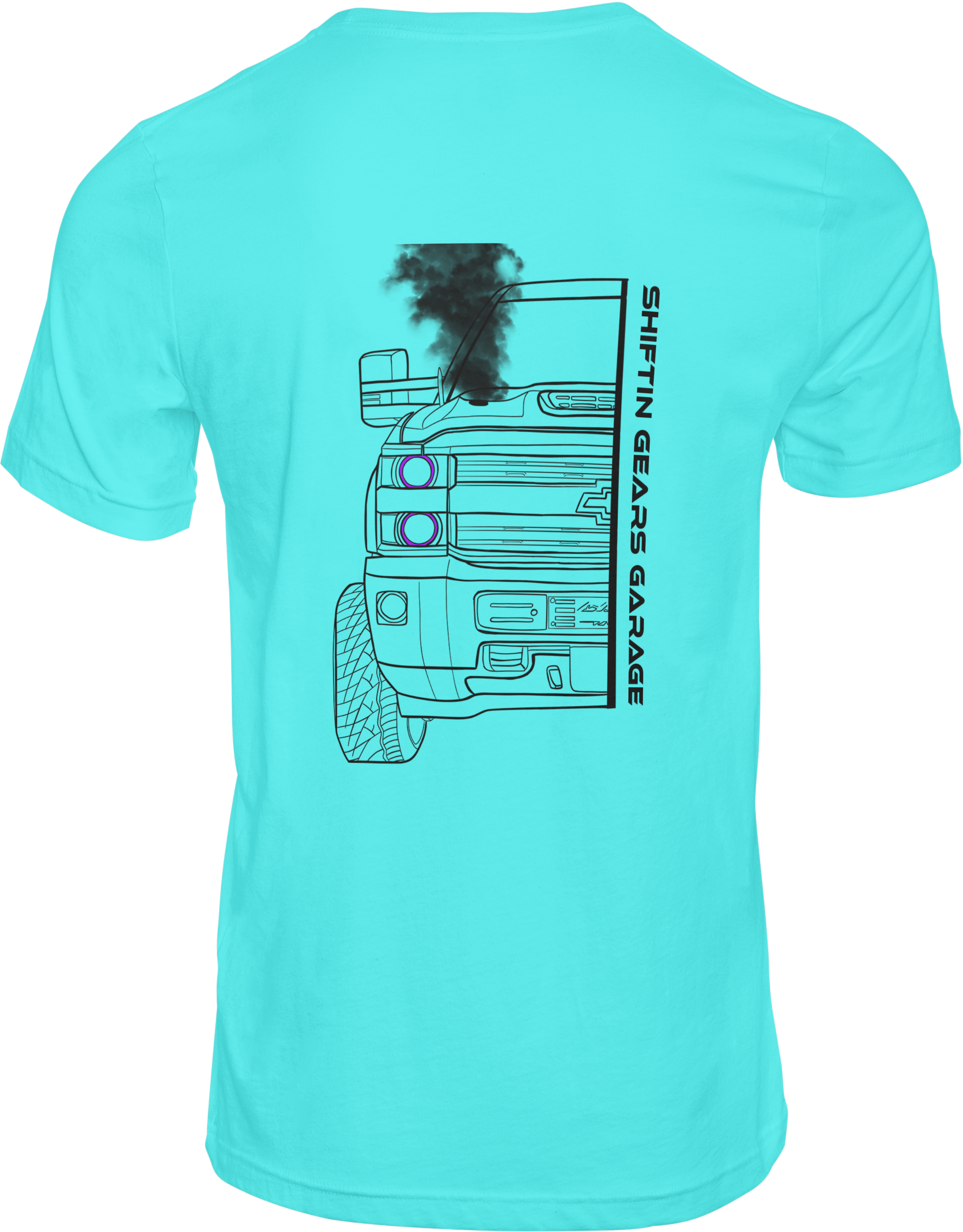 Blue Rolling Coal Tee