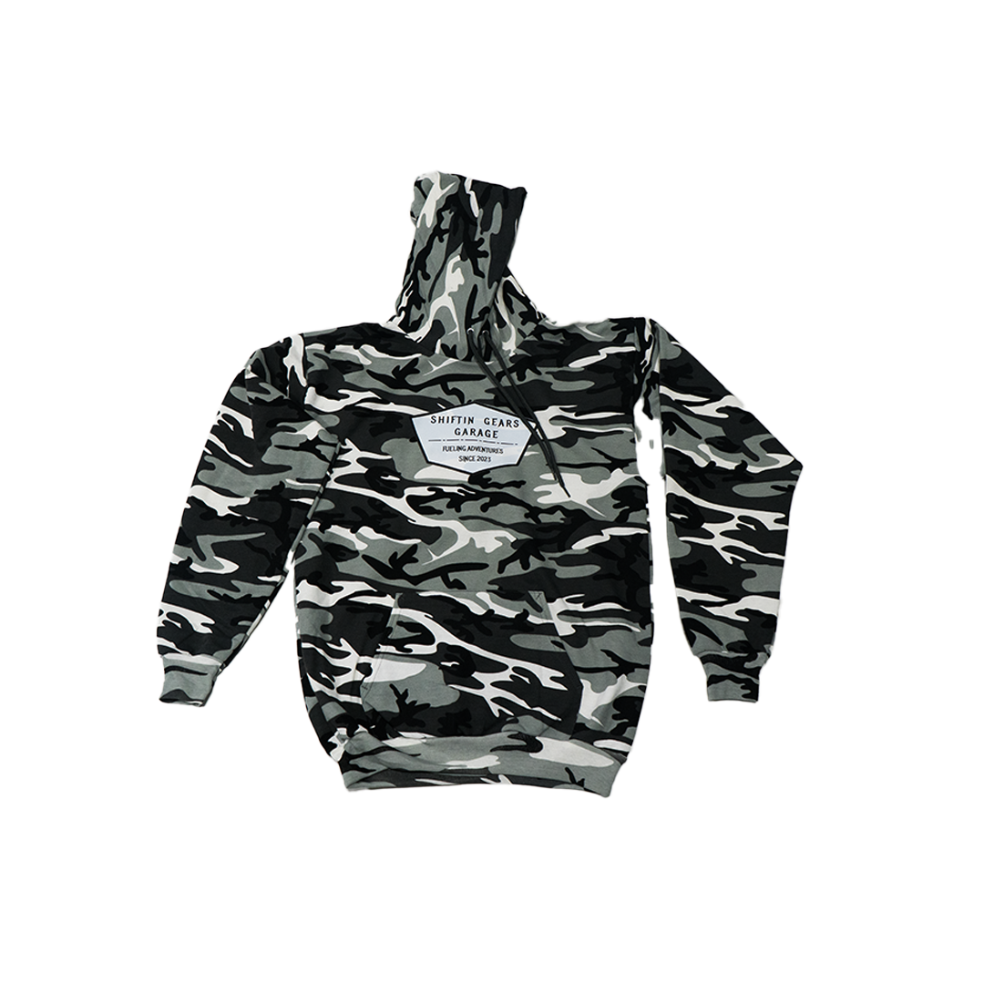 Snow White Camo Hoodie Limited Edition