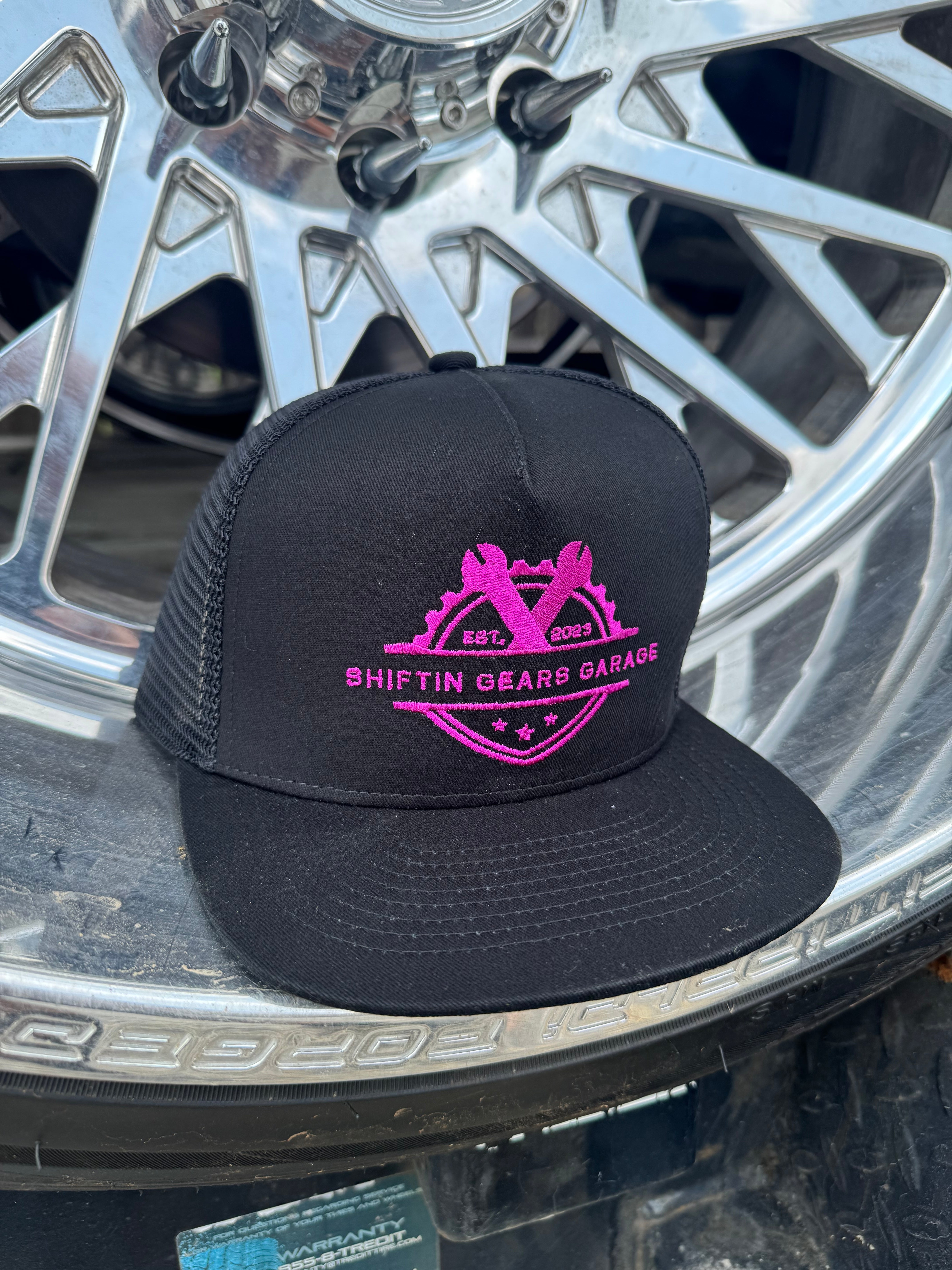 Black & Pink Hat