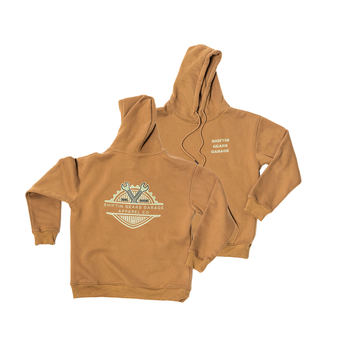 Shiftin Gears Hoodie (Brown)
