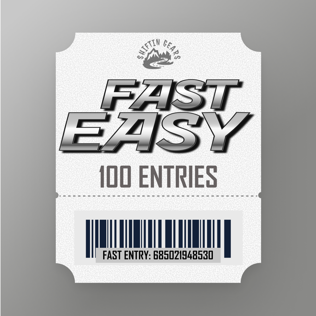 100 Quick Entry Tickets