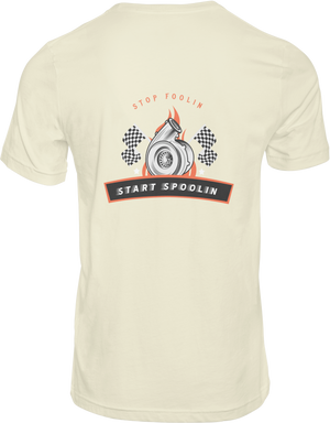 Stop Foolin Start Spoolin Tee