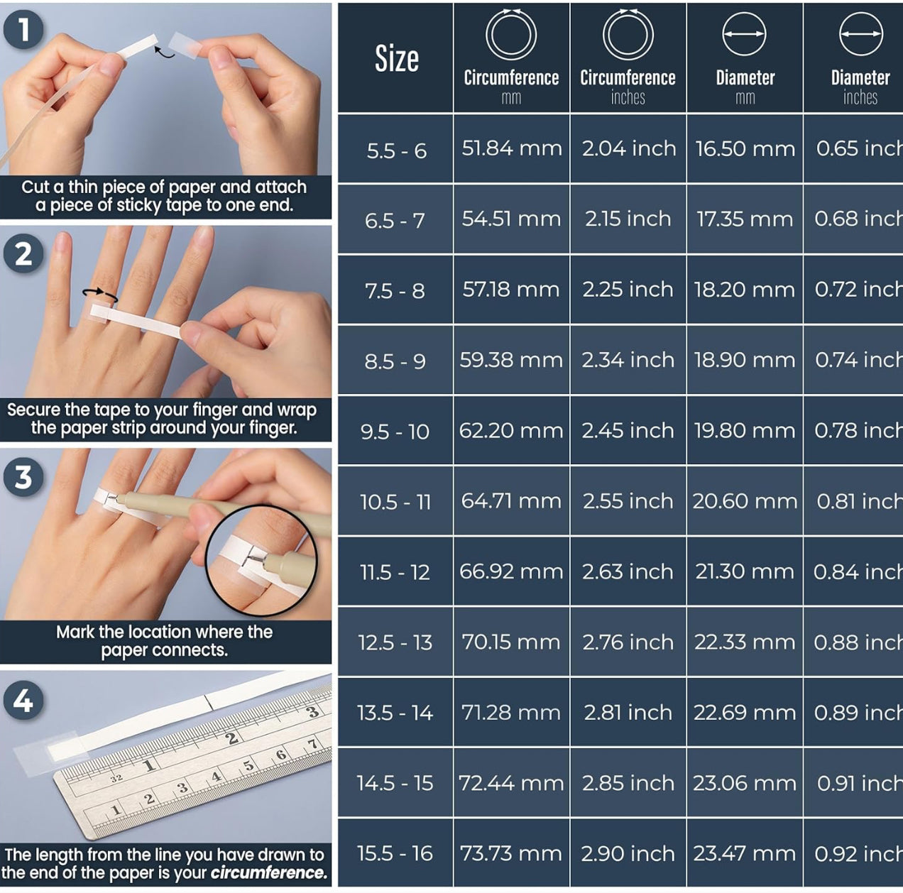 Men silicone ring set