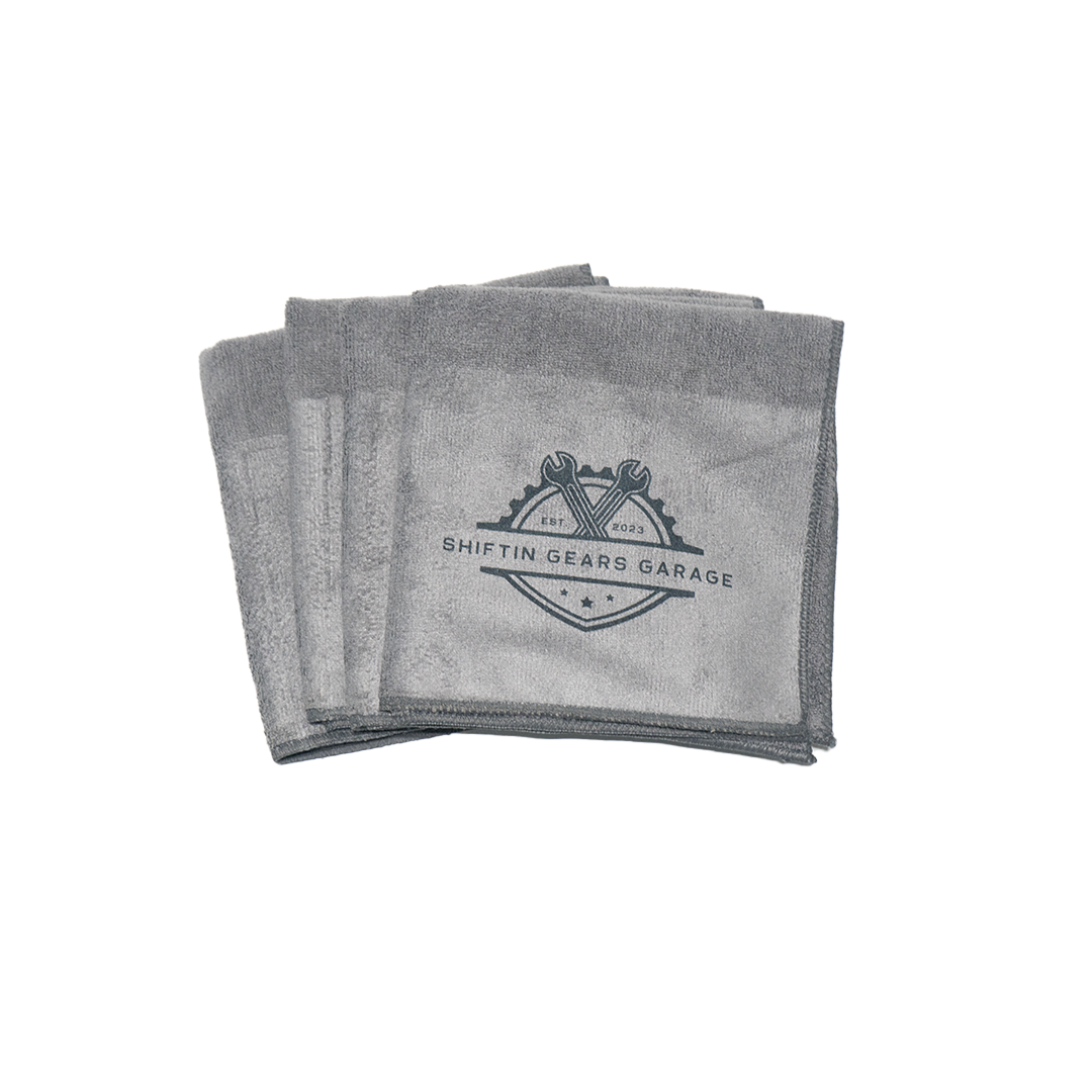 Detailing Rags- (4 pack)